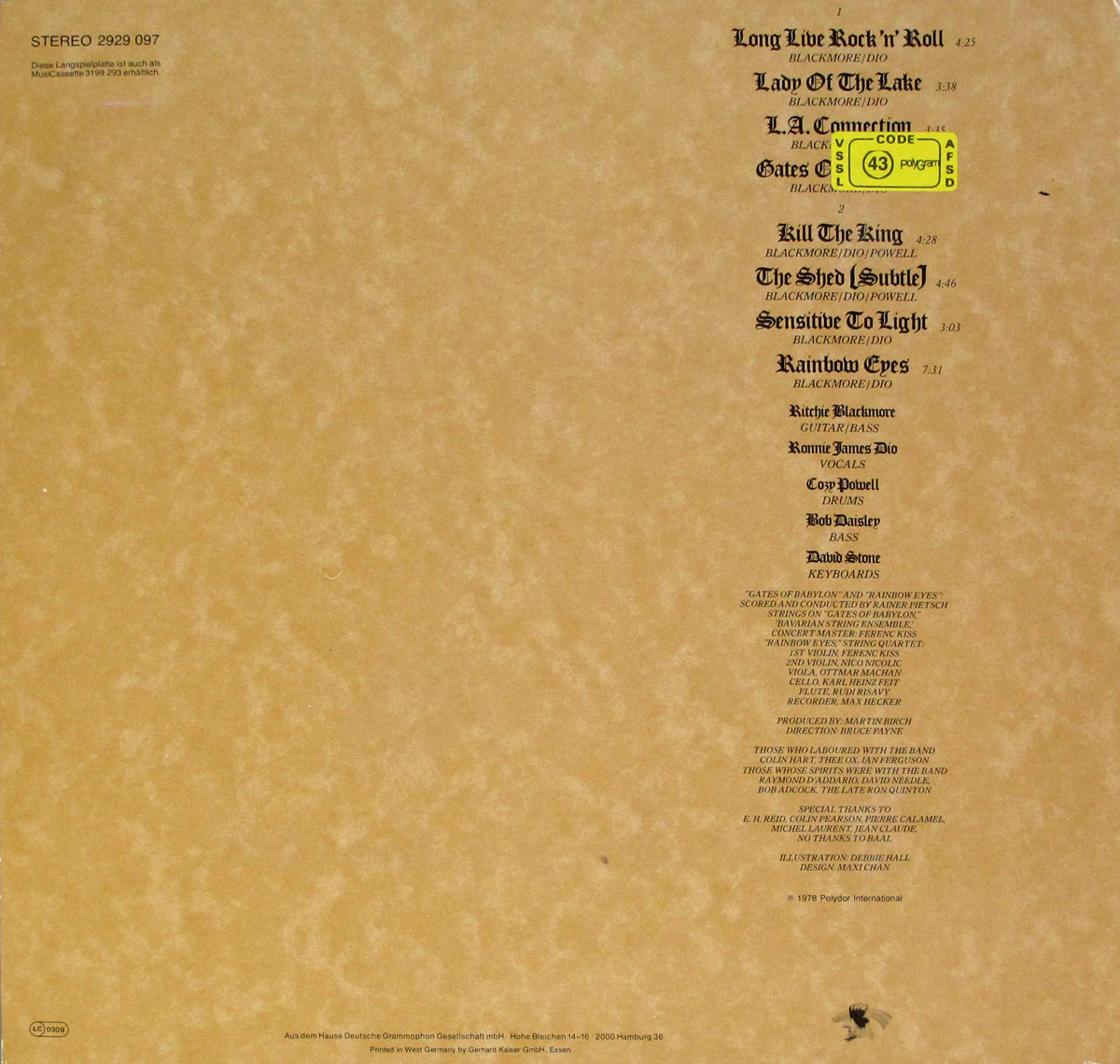 High Resolution Photos of rainbow long live rock roll 2929 097 